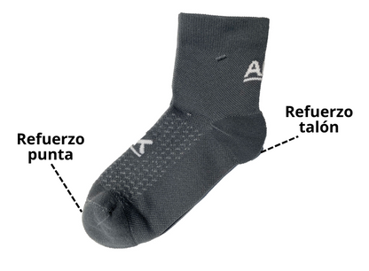 CALCETINES SHORT TRAIL, GRISES