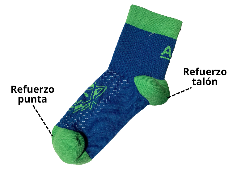 CALCETINES SHORT TRAIL, AZULES